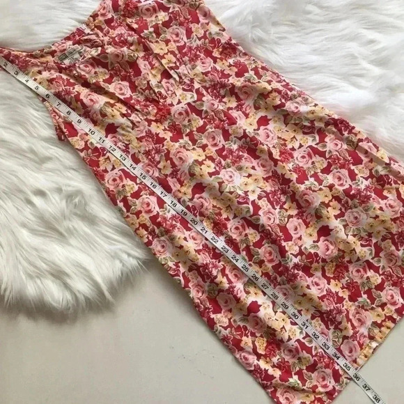 Faded Glory Red Floral Sleeveless Dress - Picture 5 of 7